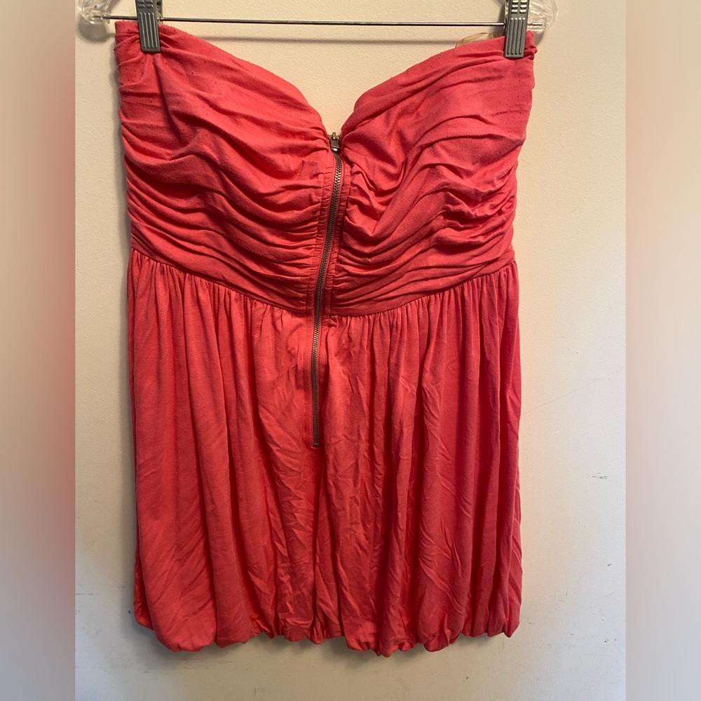 Charlotte Russe bubble hem mini tube top dress